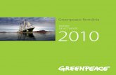 Raport de activitate Greenpeace Romania 2010