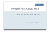 Prezentare PrimaInvest Consulting