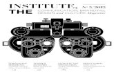 INSTITUTE, THE MAGAZINE No 5 / 2012
