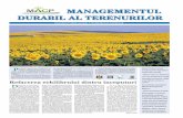 Managementul durabil al terenurilor - ediţie specială (nr. 1)