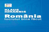 Programul prezidențial - România lucrului bine făcut