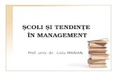 Școli Si Tendinte in Management