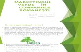 Marketingul Verde În Companiile Române