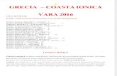 Vara 2016 - Coasta Ionica