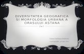 diversitatea geografica a orasului Astana