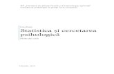 Statistica Si Cercetarea Psihologica