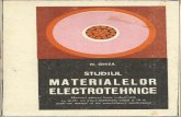 Studiul materialelor electrotehnice