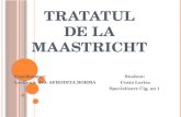 Tratatul de La Maastricht