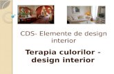 CDS- Elemente de Design Interior- Alegerea Culorilor