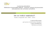 Ludmila Raileanu Indici statistici