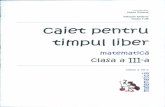 Caiet Timp Liber Matematica