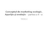 Tema 2 Conceptul de Marketing Ecologic