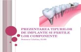 Prezentarea Tipurilor de Implante Si Părtile Lor Componente