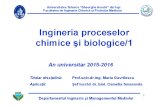 ingineria proceselor chimice si biologice