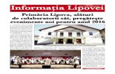 Informatia Lipovei - nr 43 - 12 februarie 2016