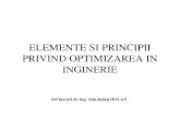 Elemente Si Principii Privind Optimizarea in Inginerie - Curs - A.I.dolan