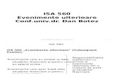 Prezentare ISA 560