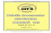 Buletin DocuBuletin documentar Expertiza tehnica nr. 128 - iunie 2015mentar Expertiza Tehnica Nr. 128 - Iunie 2015