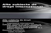 Alte Subiecte de Drept InternaLŤional 2014