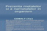 Prezenta Metalelor Si a Nemetalelor in Organism