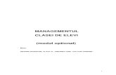 Managementul Clasei-manual Cursant