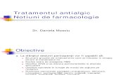Durere - Tratamentul Antialgic, Notiuni de Farmacologie