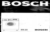 Carte Tehnica - Masina de Spalat Bosch WFB 1605