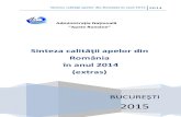 Sinteza Calitatii Apelor Din Romania in Anul 2014_EXTRAS_final
