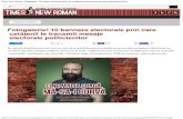 Times New Roman - Fotogalerie! 10 Bannere Electorale Prin Care Cetățenii Le Tra