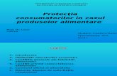 Protecţia Consumatorilor in Cazul Produselor Alimentare