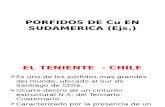 Porfidos de Cu en Sudamerica (Ejs