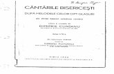 Dimitrie Cuntanu - Cantarile Bisericesti