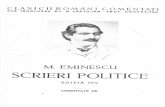 Eminescu Scrieri Politice Editia IV 2