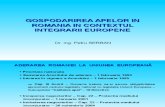 Gospodarirea apelor in Romania in contextul integrarii europ.ppt