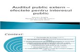 Efectele Auditului Public