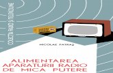 Alimentarea Aparaturii Radio de Mica Putere_Nicolae Patras