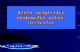 Radio Imagistica Sistemului Osteo Articular