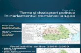 Teme și dezbateri politice în Parlamentul României la 1900