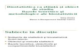 1.Biostatistica CA Stiinta Si Obiect de Studiu.bazele Teoretice Si Metodologice Ale Biostatisticii.