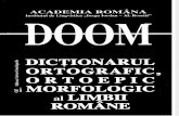 doom2 - Pentru a afla ce forme sunt corecte si/sau permise in vorbirea Limbii Romane actuale