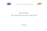Raport 2012 Avocatul Poporului