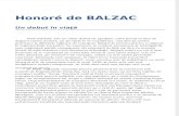 Honore de Balzac- Un Debut în Viaţă