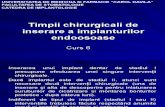Curs 06 - Timpii Chirurgicali de Inserare a Implanturilor Surub