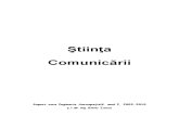Stiinta Comunicarii - Suport Curs 2009-2010