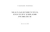 Managementul Institutiilor Publice (C.bratianu)