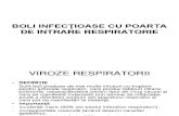 Boli Infectioase Cu Poarta de Intrare Respiratorie[1]