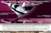Locul Romaniei Pe Piata Internationala a Vinului