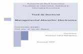 Managementul Afacerilor Electronice - Teza Doctorat Andreea Marasescu (2007)