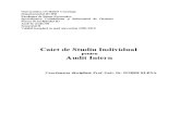 Caiet de Studiu Individual Pentru Audit Intern Elena Dobre .Constanta Ovidius University Press, 2010 ISBN 978-973-614-570-4