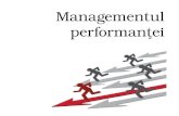 Managementul performanţei